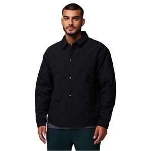 Fabletics The Loft Shirt Jacket In Black Sz L